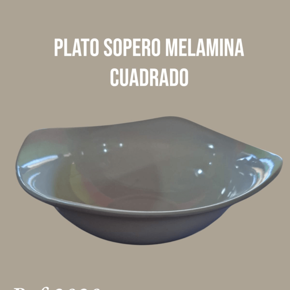 Diseño sin título (7) (1) 2020 PLATO SOPERO MELAMINA CUADRADO 7X21,5 - Image 1