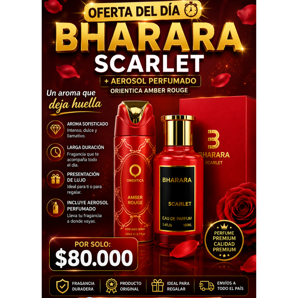 inv_1032_1783523076.png ¡OFERTA DEL DÍA! Bharara Scarlet + aerosol - Image 1