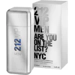 212 VIP MEN CLASICA   PLASTICA PLATEADA